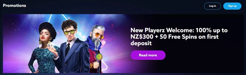 Claim welcome bonus offer